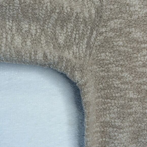 Prana Frieda Top Womens M Drawstring Cowl Neck Long Sleeve Lightweight Oatmeal - Picture 7 of 16